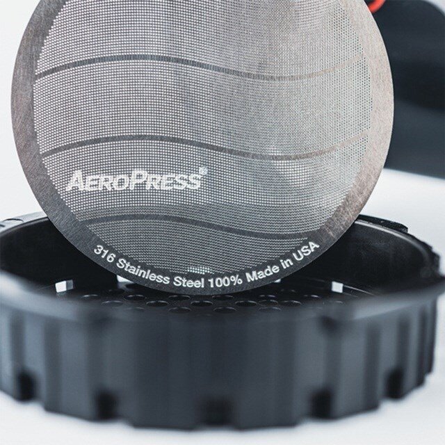 AeroPress daugkartinis nerūdijančio plieno kavos filtras 3 AeroPress daugkartinis nerūdijančio plieno kavos filtras 3
