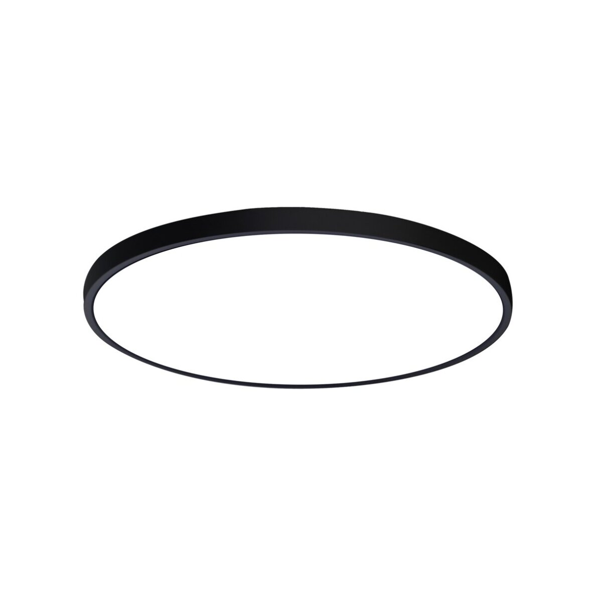 Alata PLF-72836-400R-32W-BL modernus LED plafonas, juodas, 40 cm