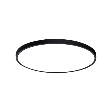 Alata PLF-72836-400R-32W-BL modernus LED plafonas, juodas, 40 cm