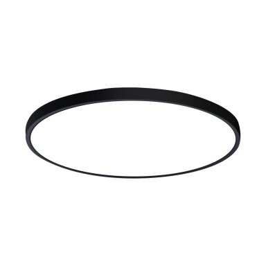 Alata PLF-72836-480R-36W-BL modernus LED plafonas, juodas, 48 cm
