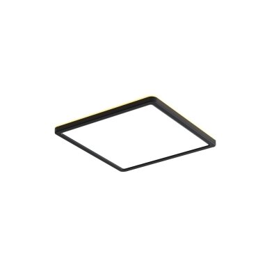 Aleria PLF-39573-230S-22W-BL modernus LED plafonas, juodas, 23x23 cm