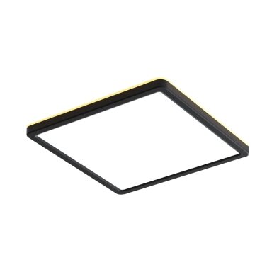 Aleria PLF-39573-450S-50W-BL modernus LED plafonas, juodas, 45x45 cm