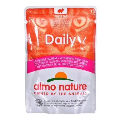 Almo Nature Daily Tunas su lašiša 70 g
