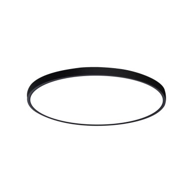 Alata PLF-72836-400R-32W-BL modernus LED plafonas, juodas, 40 cm