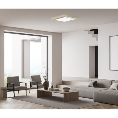 Aleria PLF-39573-450S-50W-WH modernus LED plafonas, baltas, 45x45 cm 1 Aleria PLF-39573-450S-50W-WH modernus LED plafonas, baltas, 45x45 cm 1