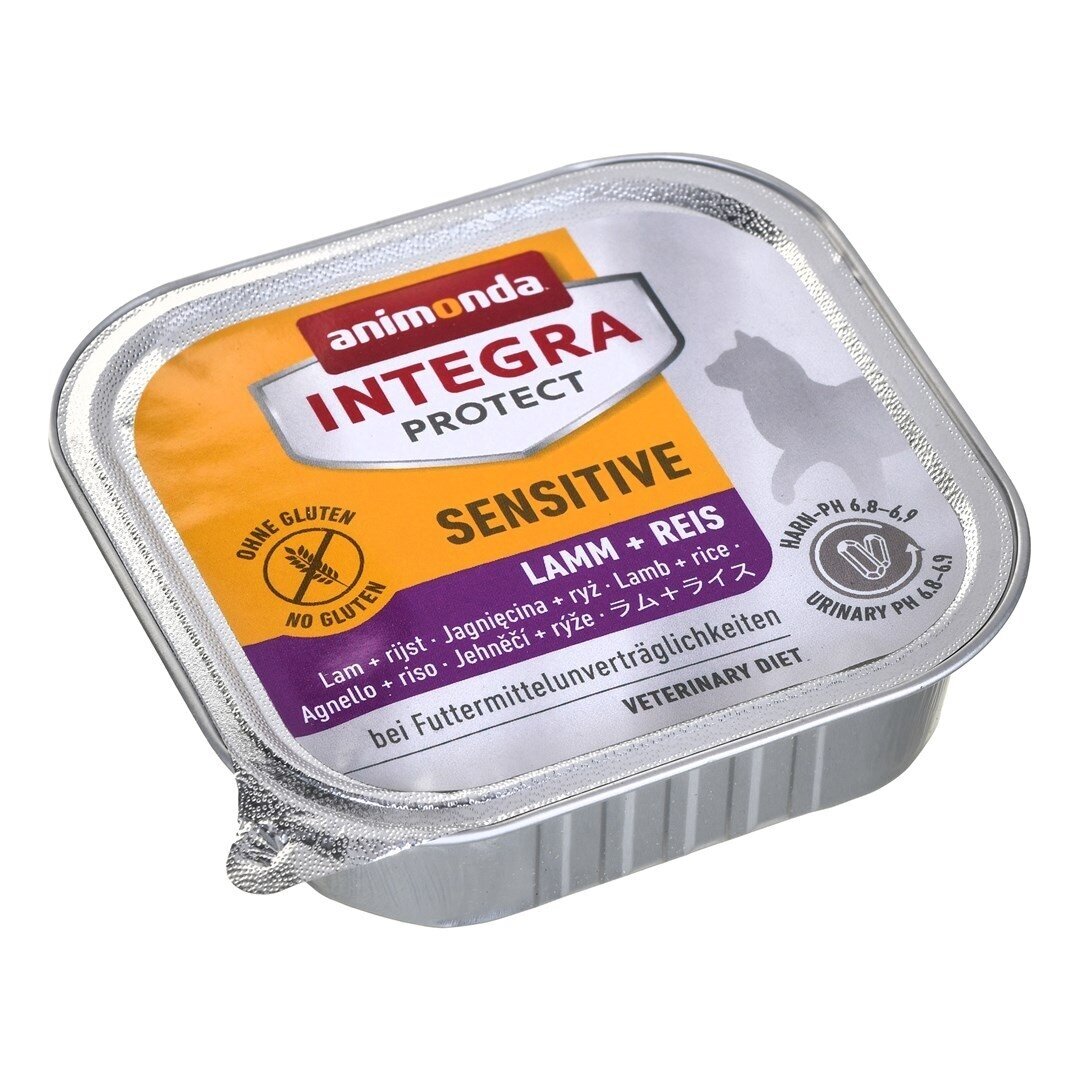 ANIMONDA Integra Protect Sensitive Lamb su ryžiais - šlapias kačių ėdalas - 100 g ANIMONDA Integra Protect Sensitive Lamb su ryžiais - šlapias kačių ėdalas - 100 g