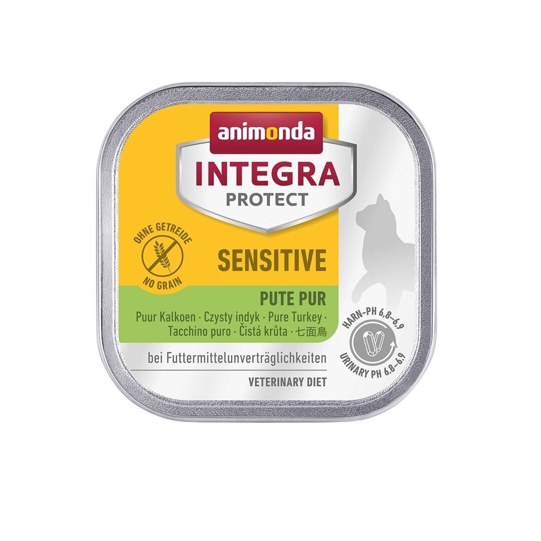 ANIMONDA Integra Protect šlapias kačių ėdalas suaugusioms jautriai kalakutienai, 100 g ANIMONDA Integra Protect šlapias kačių ėdalas suaugusioms jautriai kalakutienai, 100 g
