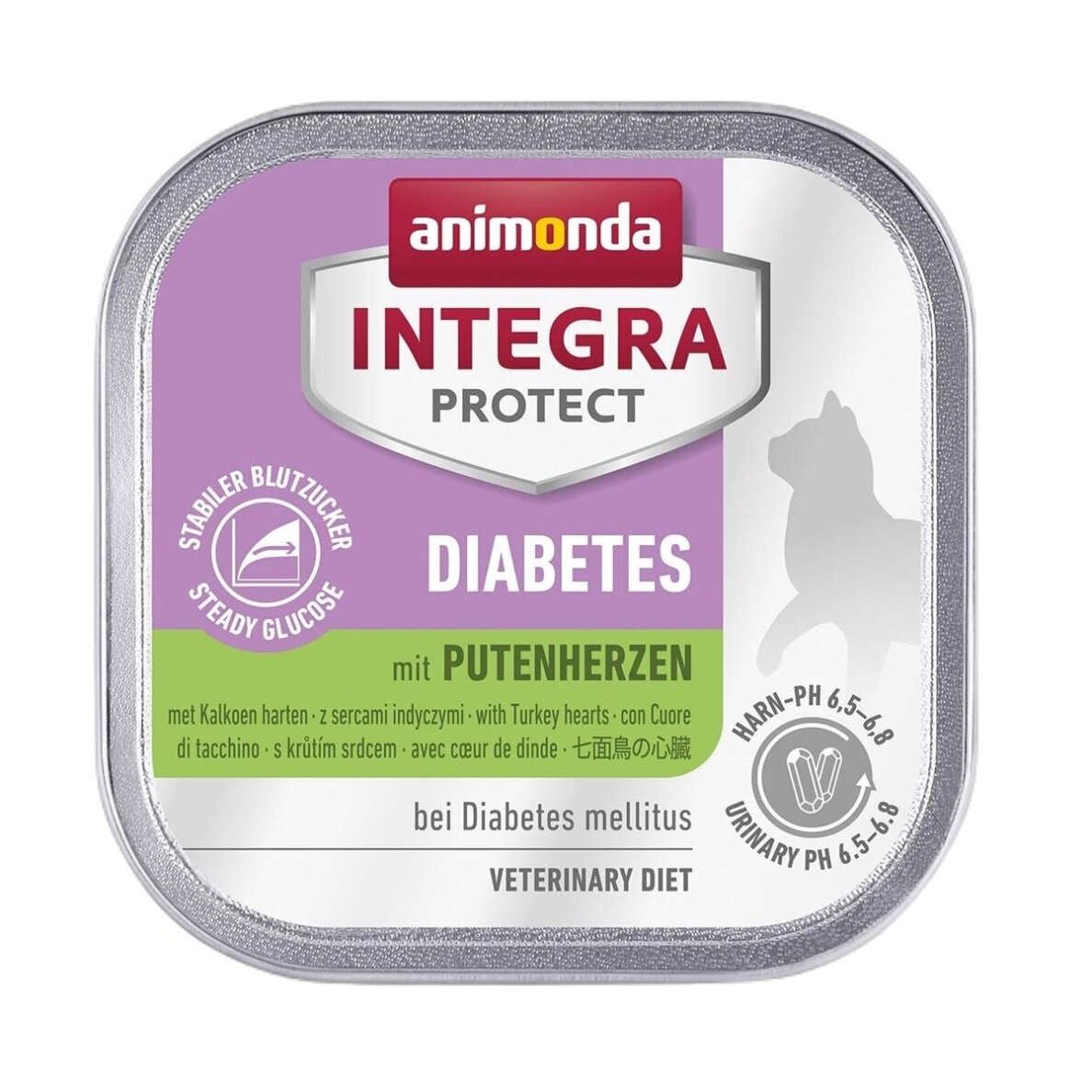ANIMONDA Integra Protect Diabetes kalkunisüdamed – märg kassitoit, 100 g ANIMONDA Integra Protect Diabetes kalkunisüdamed – märg kassitoit, 100 g