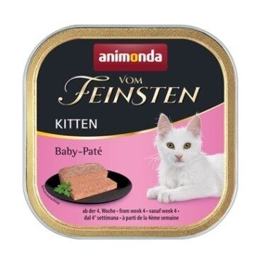 ANIMONDA Vom Feinsten Kitten Baby Pate – šlapias maistas kačiukams, 100 g ANIMONDA Vom Feinsten Kitten Baby Pate – šlapias maistas kačiukams, 100 g