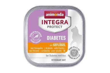 ANIMONDA Integra Protect Diabetes frango – comida húmida para gatos, 100 g