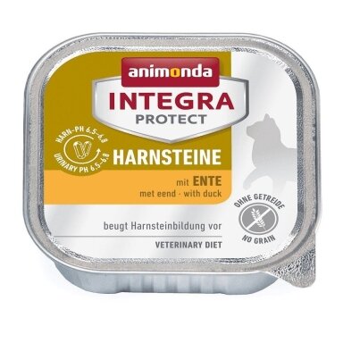 ANIMONDA Integra Protect Harnsteine Duck – konservuotas maistas katėms, 100 g
