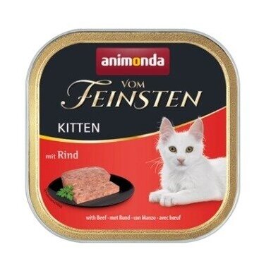 ANIMONDA Vom Feinsten Kitten jautiena – šlapias maistas kačiukams, 100 g