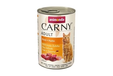 ANIMONDA Carny Adult wołowina i kurczak – mokra karma dla kotów, 400 g ANIMONDA Carny Adult wołowina i kurczak – mokra karma dla kotów, 400 g