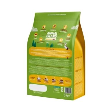 ANIMAL ISLAND Brilliant jautienos sausas šunų ėdalas 3 kg