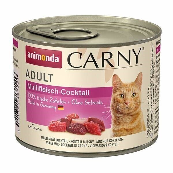 ANIMONDA Carny Adult Multi meat cocktail - šlapias kačių ėdalas - 200 g