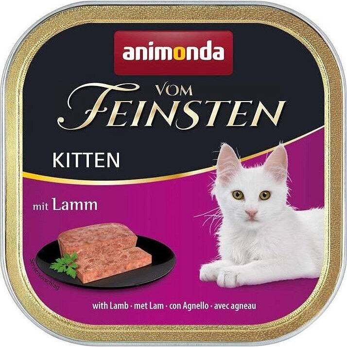 ANIMONDA Vom Feinsten Kitten Lamb - šlapias kačių maistas - 100g