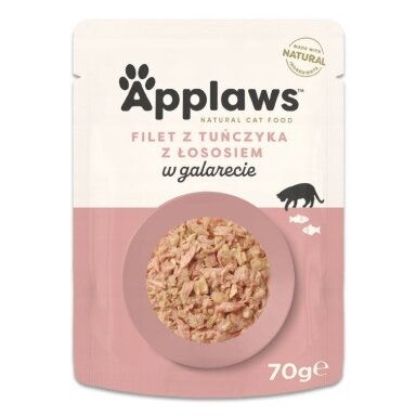 Applaws kačių tunas ir lašiša želė 70g