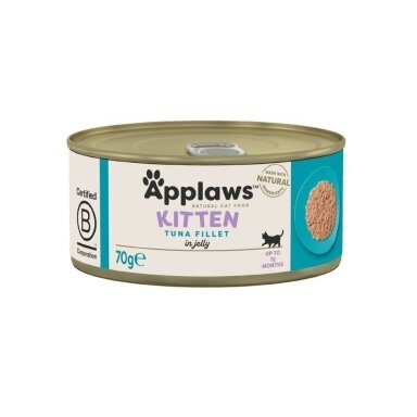 APPLAWS Kitten Tuno filė želė - šlapias kačių maistas - 70g