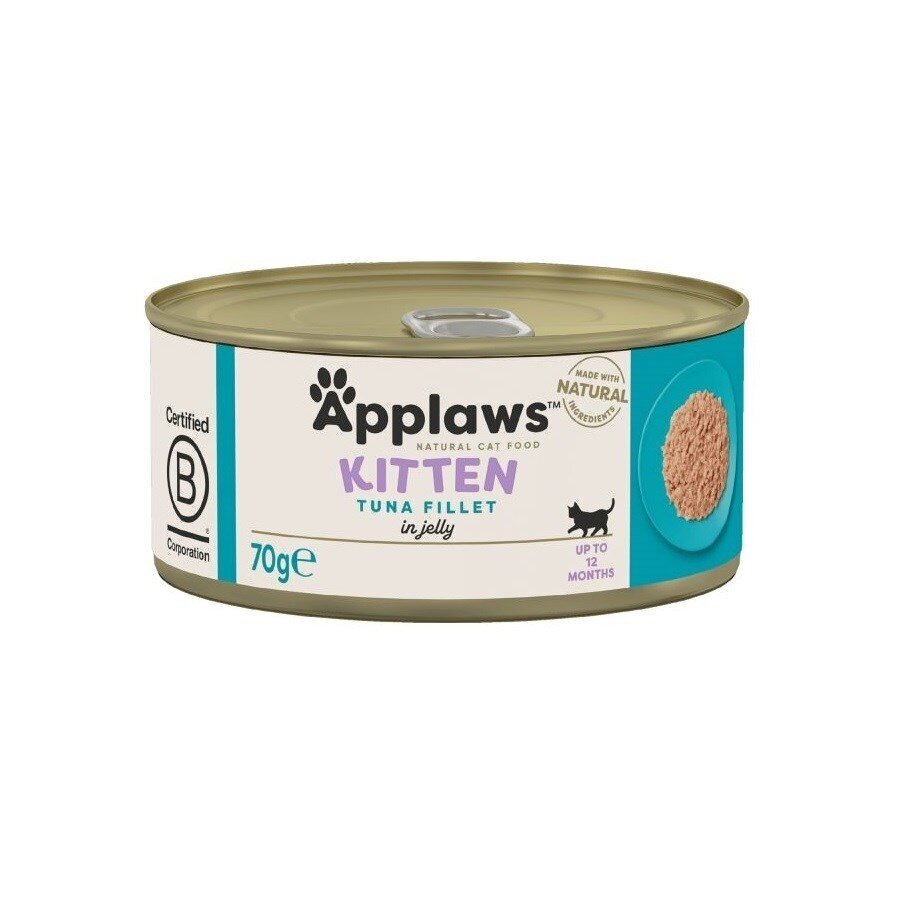 APPLAWS Kitten Tuno filė želė - šlapias kačių maistas - 70g