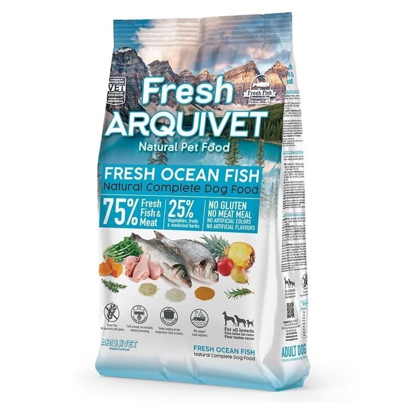 ARQUIVET šviežia vandenyno žuvis - sausas šunų ėdalas - 2,5 kg ARQUIVET šviežia vandenyno žuvis - sausas šunų ėdalas - 2,5 kg