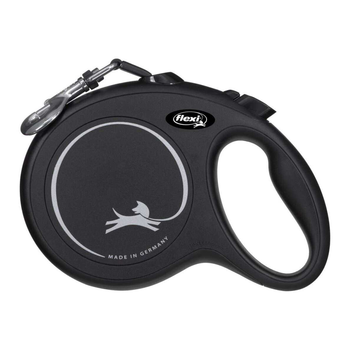 Automatinis pavadėlis šunims Flexi New Classic L, 8 m, juodas 2