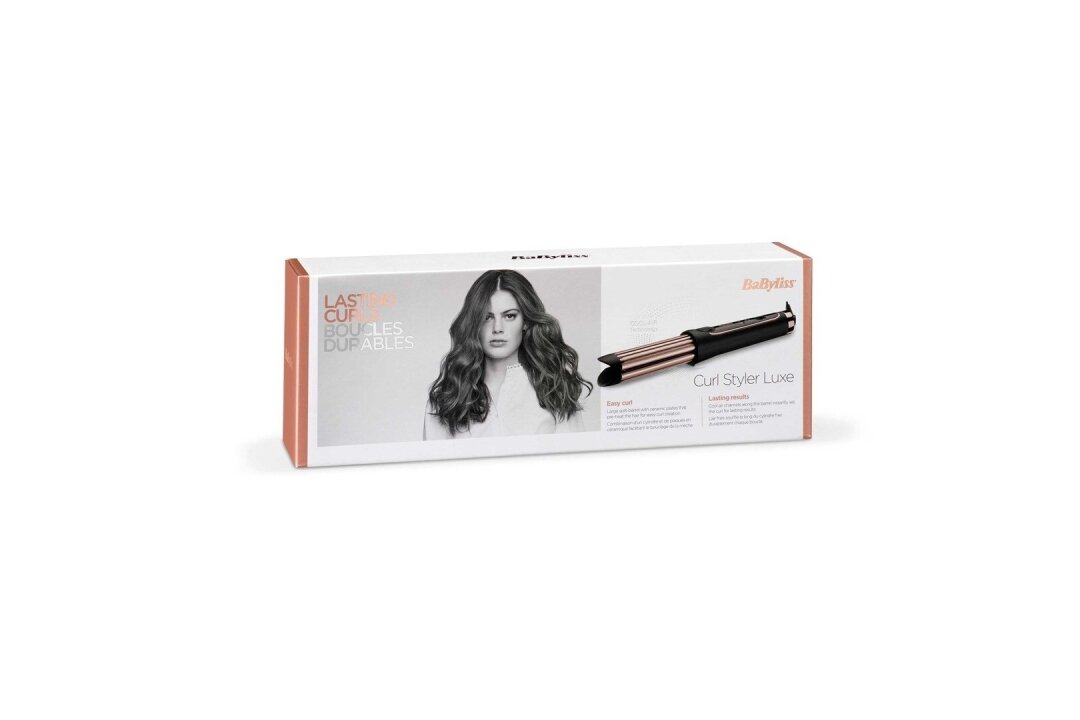 Piastra arricciacapelli BaByliss C112E Curl Styler Luxe, nera/oro rosa, 32 W, 3 livelli di temperatura 4 Piastra arricciacapelli BaByliss C112E Curl Styler Luxe, nera/oro rosa, 32 W, 3 livelli di temperatura 4
