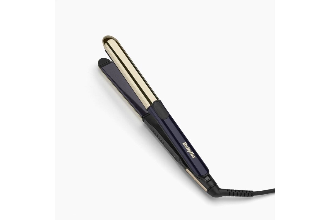 Haarglätter BaByliss ST484E, keramisch, schwarz/gold, 5 Temperaturstufen, Ionisierung 2