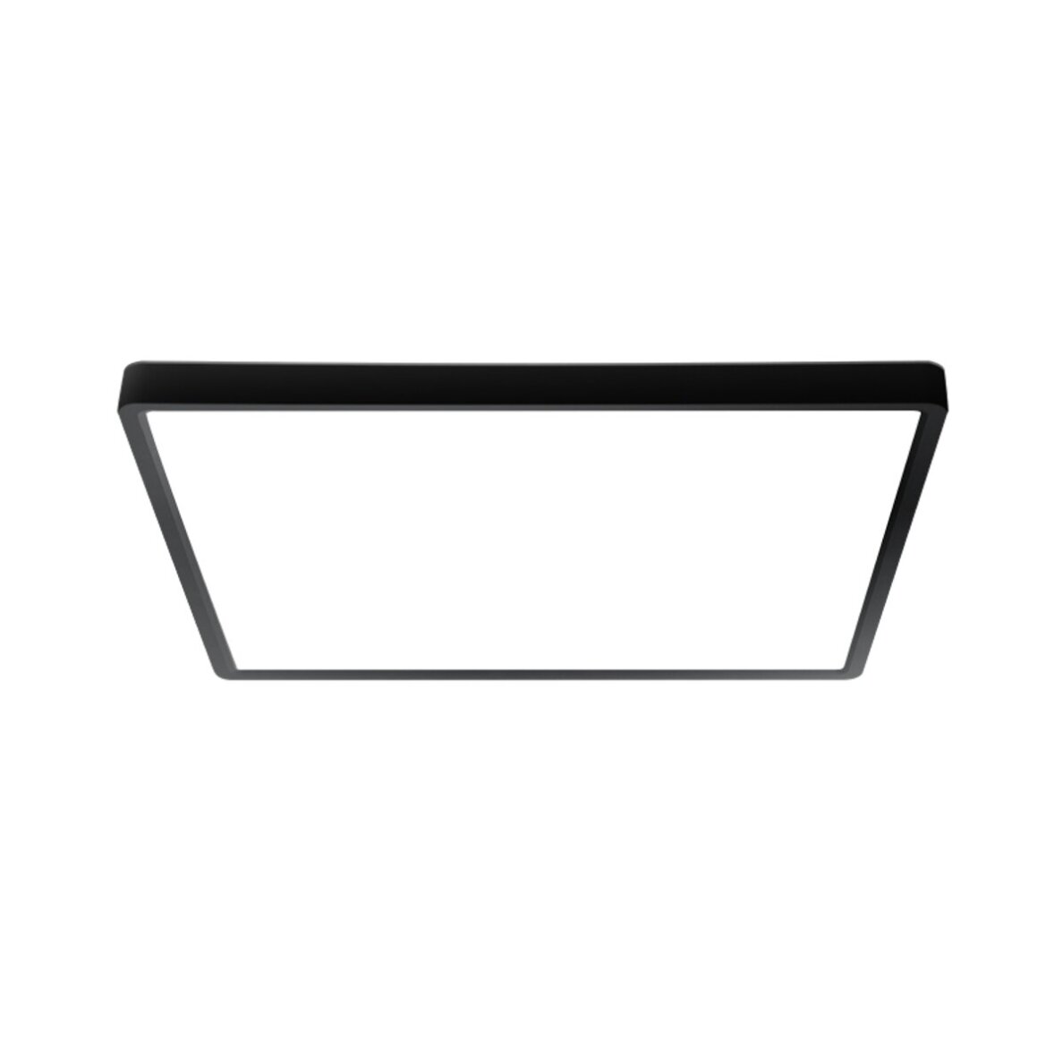 Bastia PLF-83625-450S-45W-BL modernus LED plafonas, juodas, 45x45 cm Bastia PLF-83625-450S-45W-BL modernus LED plafonas, juodas, 45x45 cm
