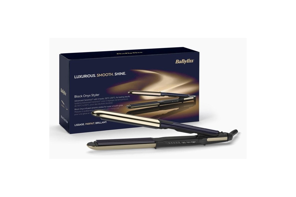 Haarglätter BaByliss ST484E, keramisch, schwarz/gold, 5 Temperaturstufen, Ionisierung 3 Haarglätter BaByliss ST484E, keramisch, schwarz/gold, 5 Temperaturstufen, Ionisierung 3