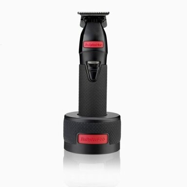 BABYLISS PRO belaidis plaukų kirptuvas SKELETON BOOST+, juodos ir raudonos spalvos