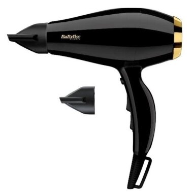 Plaukų džiovintuvas BaByliss Super Pro 2300, 2300 W, juodas/auksinis, jonizacija, keramika