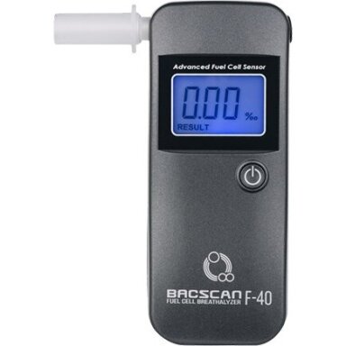 BACscan F-40 alkoholio matuoklis 0–4 %, pilkas