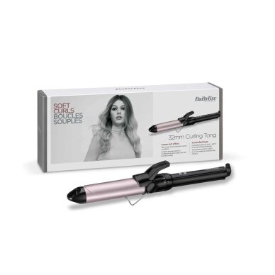Plaukų formavimo žnyplės BaByliss Pro 180 C332E Sublim’Touch, 32 mm, juodos/rožinės, 10 temperatūros lygių 1