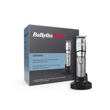 BaByliss FX7880E plaukų kirpimo mašinėlė, chromuota 2