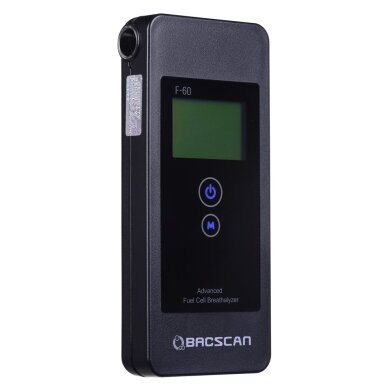 BACscan F-60 alkoholio matuoklis 0–5 % pilkas BACscan F-60 alkoholio matuoklis 0–5 % pilkas
