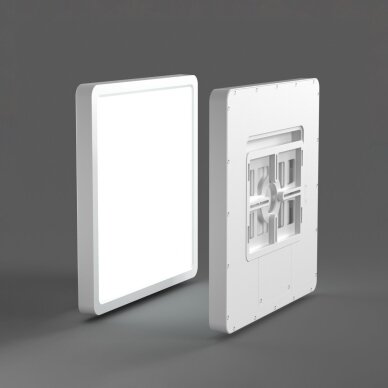 Bastia PLF-83625-450S-45W-WH modernus LED plafonas, baltas, 45x45 cm 1