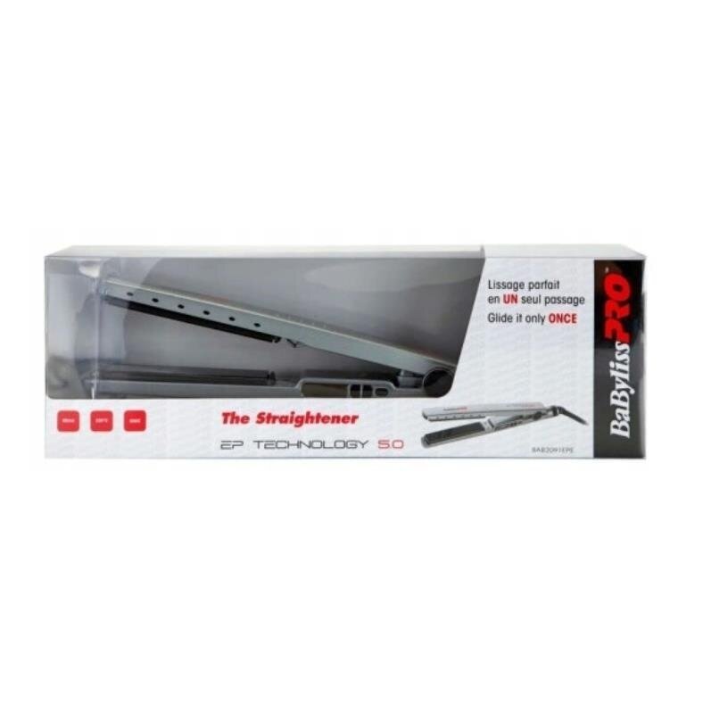 Matu taisnotājs Babyliss BAB2091EPE, keramika, jonizācija, 5 temperatūras līmeņi, pelēks 2 Matu taisnotājs Babyliss BAB2091EPE, keramika, jonizācija, 5 temperatūras līmeņi, pelēks 2