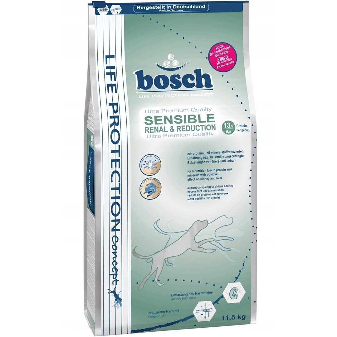 BOSCH LPC Sensible Renal Reduction Low-Protein - sausas šunų ėdalas - 11,5 kg BOSCH LPC Sensible Renal Reduction Low-Protein - sausas šunų ėdalas - 11,5 kg
