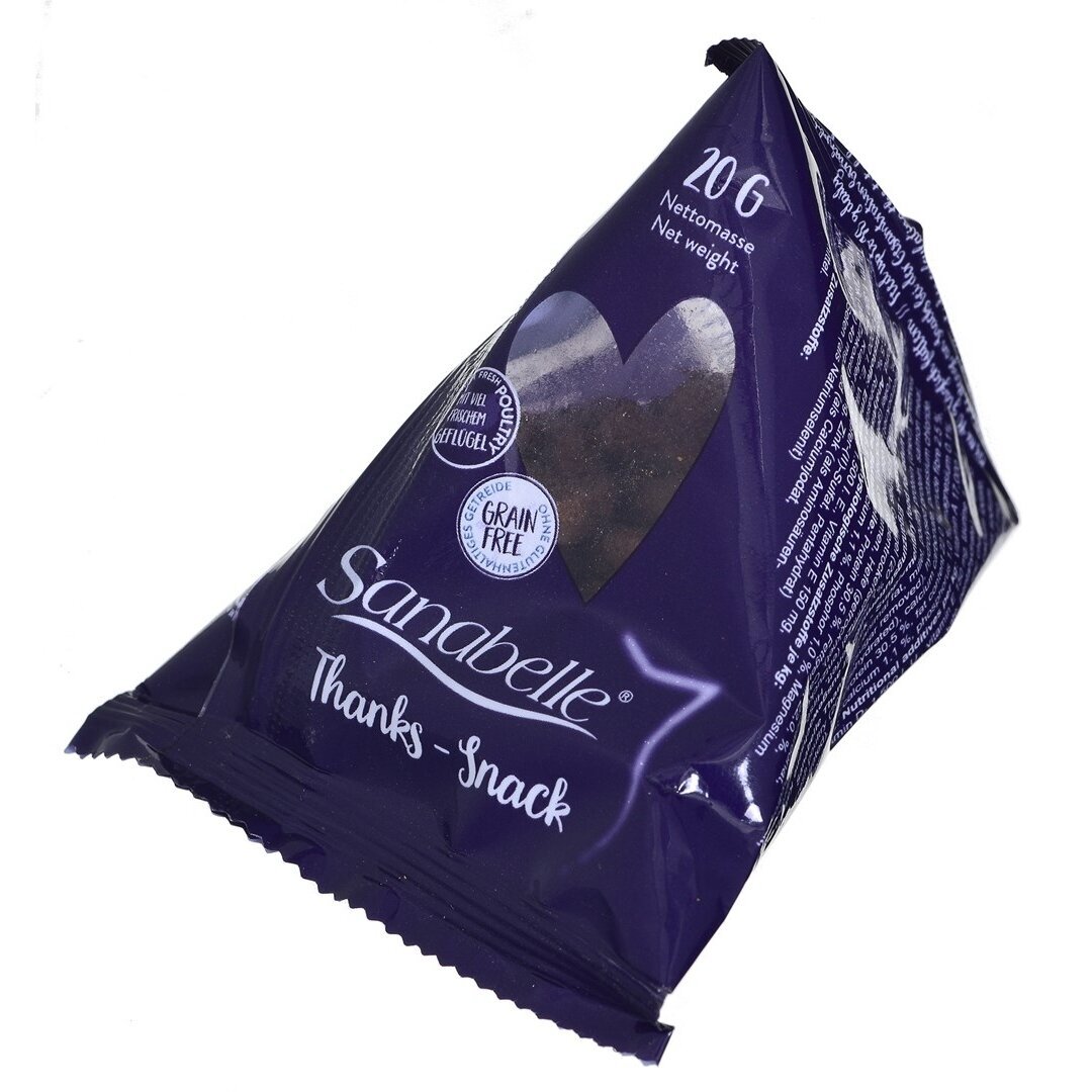 Bosch Sanabelle Thanks Snacks traškučiai 20 g Bosch Sanabelle Thanks Snacks traškučiai 20 g