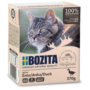 BOZITA Antis drebučiuose – Šlapias kačių maistas – 370 g