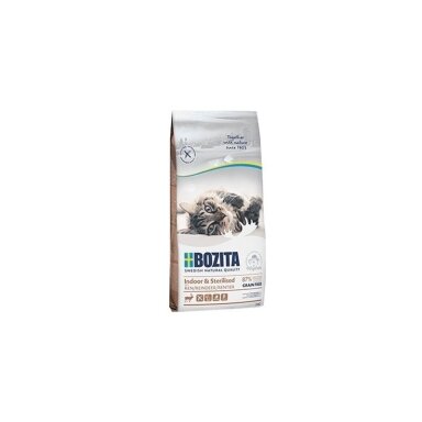Bozita Indoor&Sterilised Grain free Reindeer sterilizuotoms katėms su elniena, 2 kg