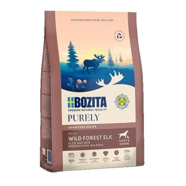BOZITA Purely Junior Elk su vištiena - sausas šunų ėdalas - 11 kg
