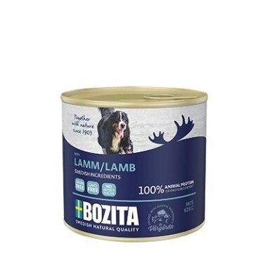 BOZITA šlapias šunų ėdalas su ėriena - 625 g