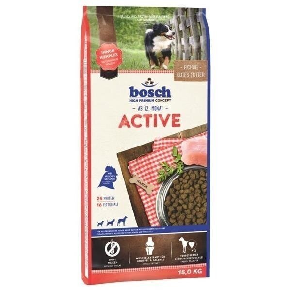 BOSCH Active - sausas šunų ėdalas - 15 kg BOSCH Active - sausas šunų ėdalas - 15 kg
