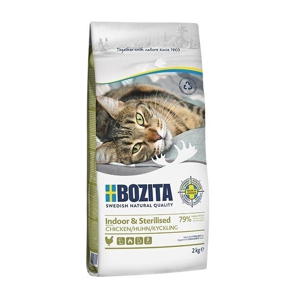 Bozita - sausas ėdalas sterilizuotoms katėms su vištiena - 2 kg Bozita - sausas ėdalas sterilizuotoms katėms su vištiena - 2 kg