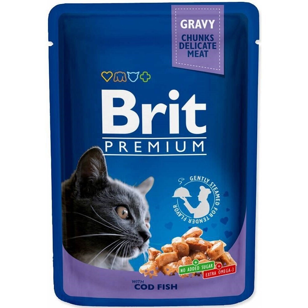 BRIT Cat Pouches Family Plate - šlapias kačių ėdalas - 12 x 100 g 2 BRIT Cat Pouches Family Plate - šlapias kačių ėdalas - 12 x 100 g 2