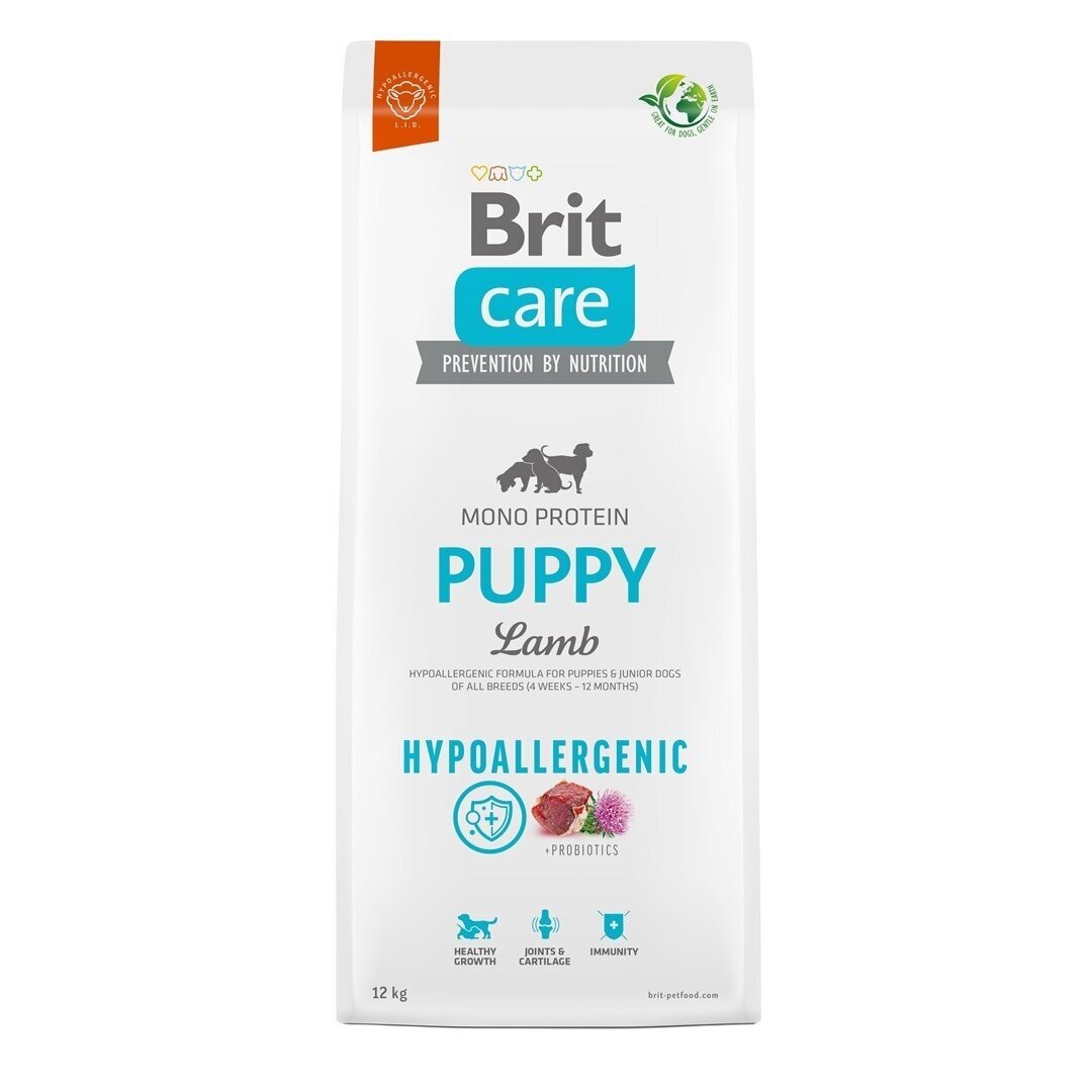 BRIT Care Hypoallergenic Puppy Lamb - sausas šunų ėdalas - 12 kg