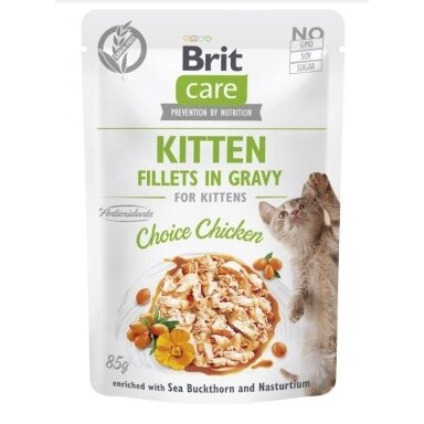 BRIT Care Cat Kitten Choice maišelis - šlapias kačių ėdalas - 85 g