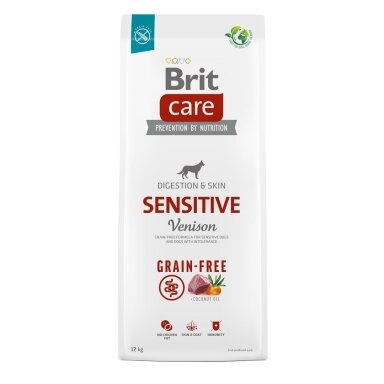 BRIT Care Sensitive Venison - sausas šunų ėdalas - 12 kg