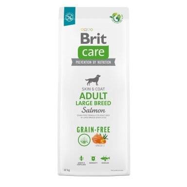 BRIT Care suaugusių didelių veislių šunų sausas ėdalas su lašiša, 12 kg
